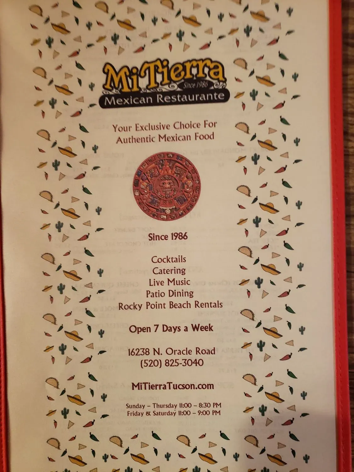 Menu 6