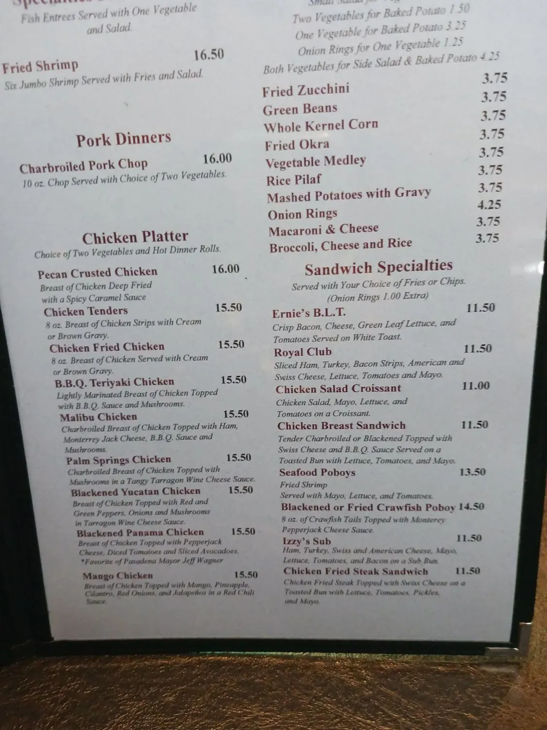 Menu 3