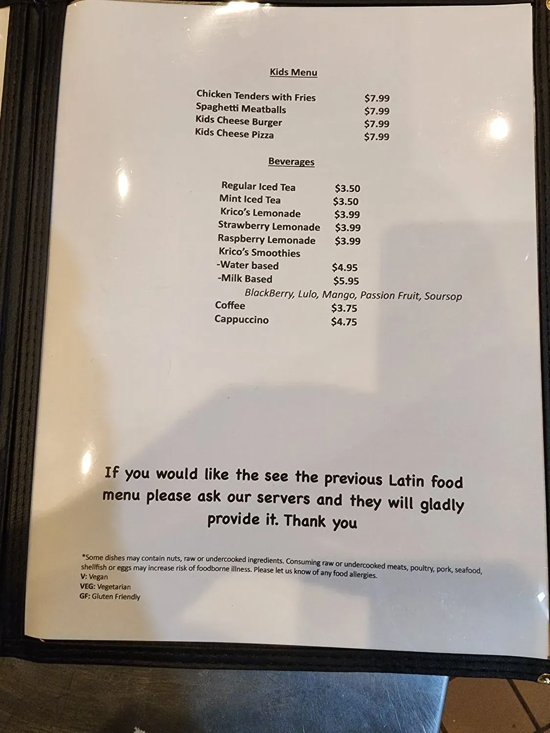 Menu 3