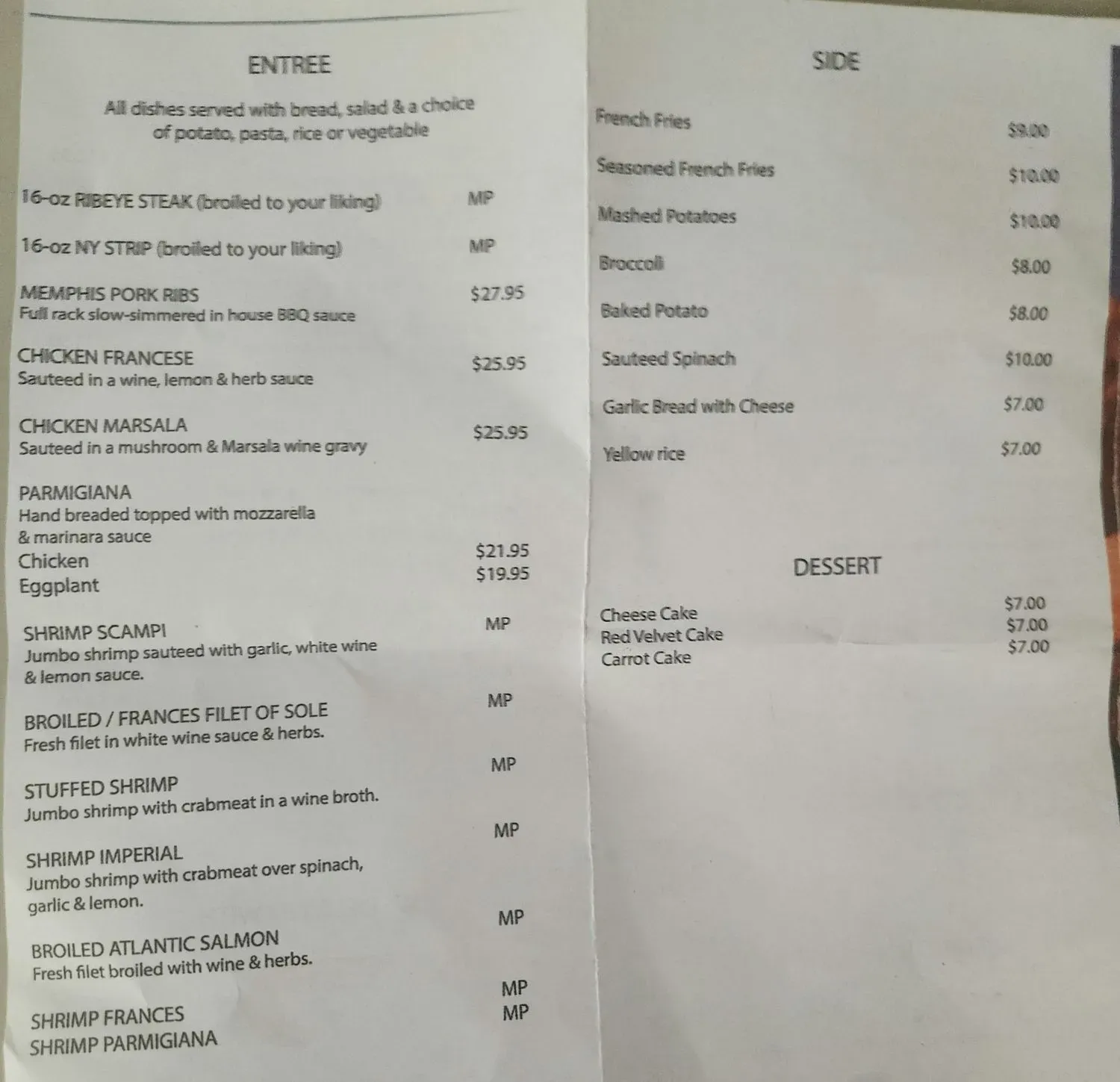 Menu 2