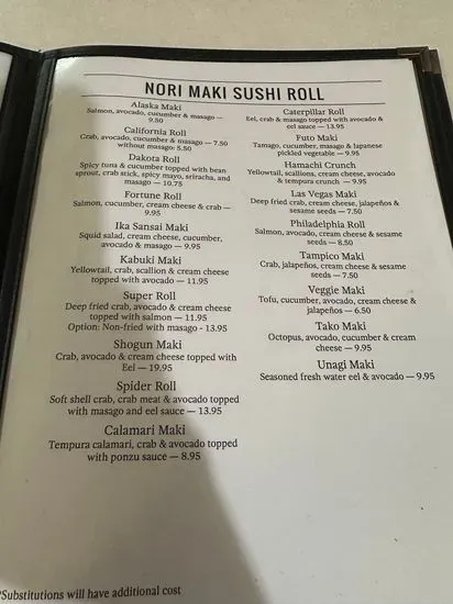 Menu 4