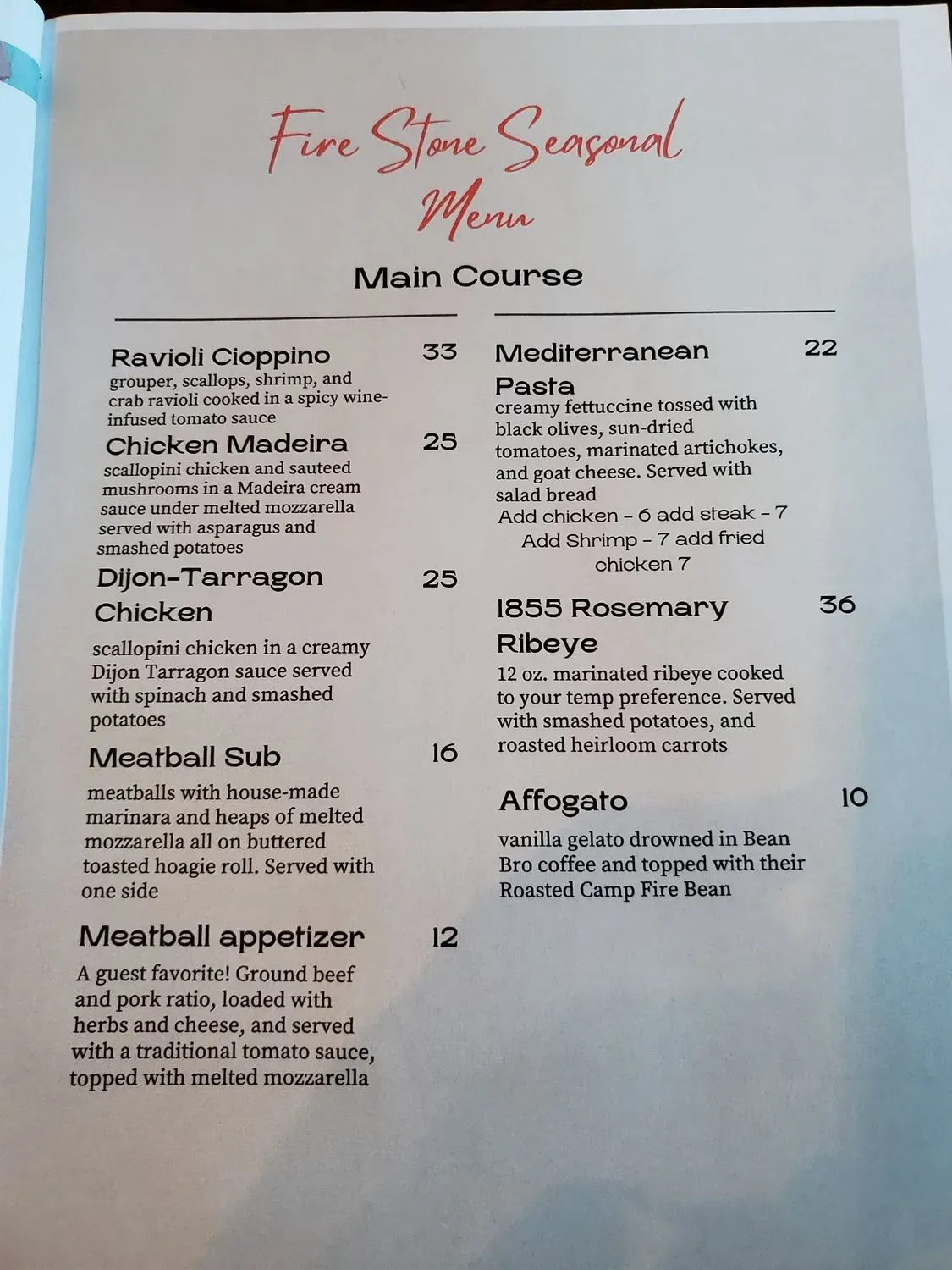 Menu 5