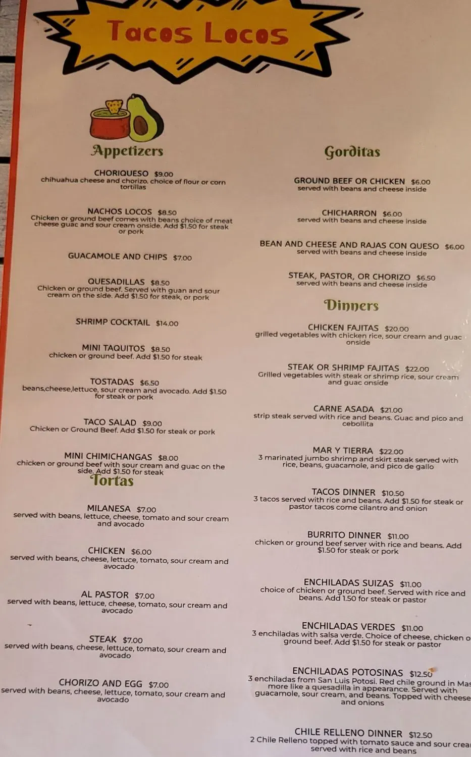 Menu 2