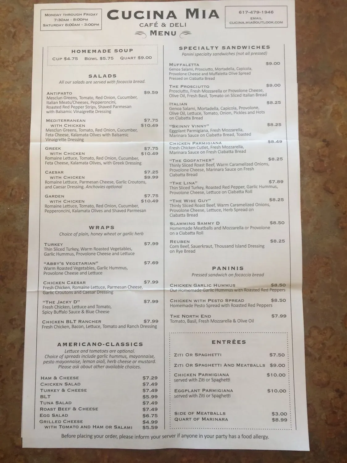 Menu 4