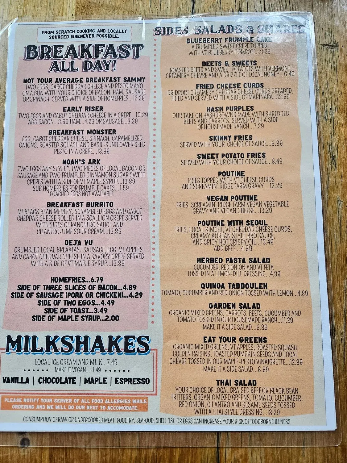 Menu 4