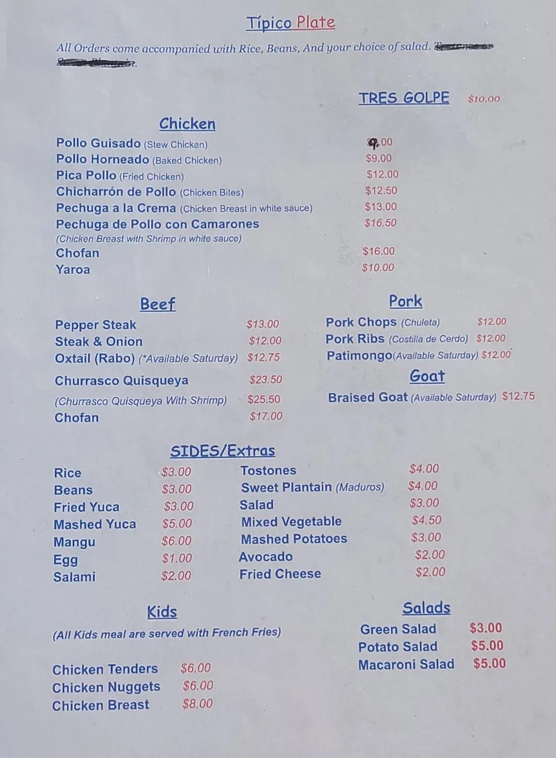 Menu 5