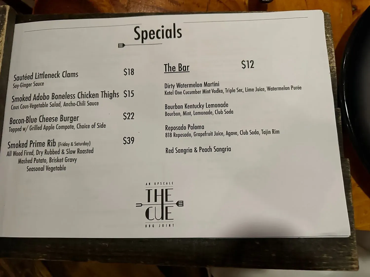 Menu 6