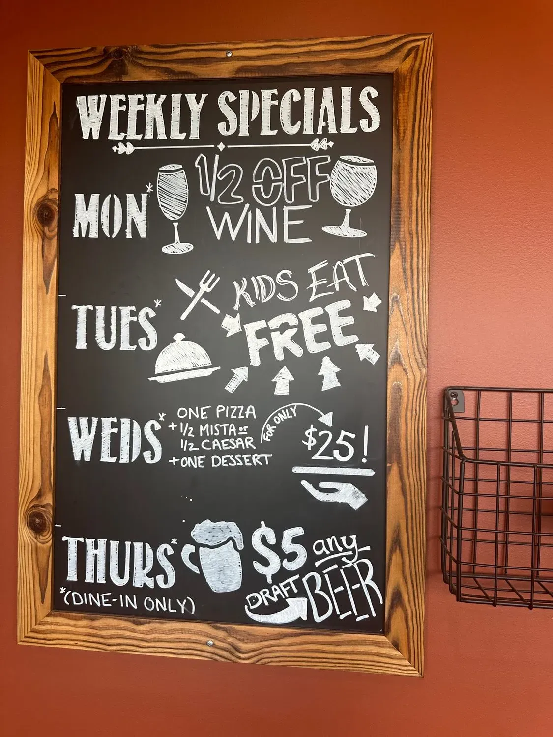 Three Fires Pizza Menu - Updated November 2025