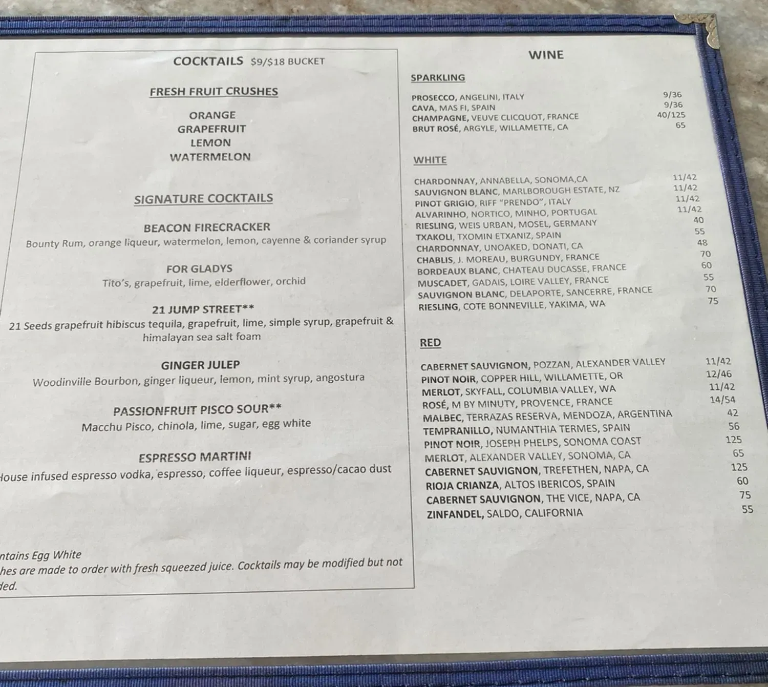 Menu 5