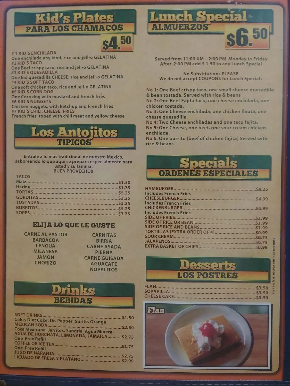 Menu 6