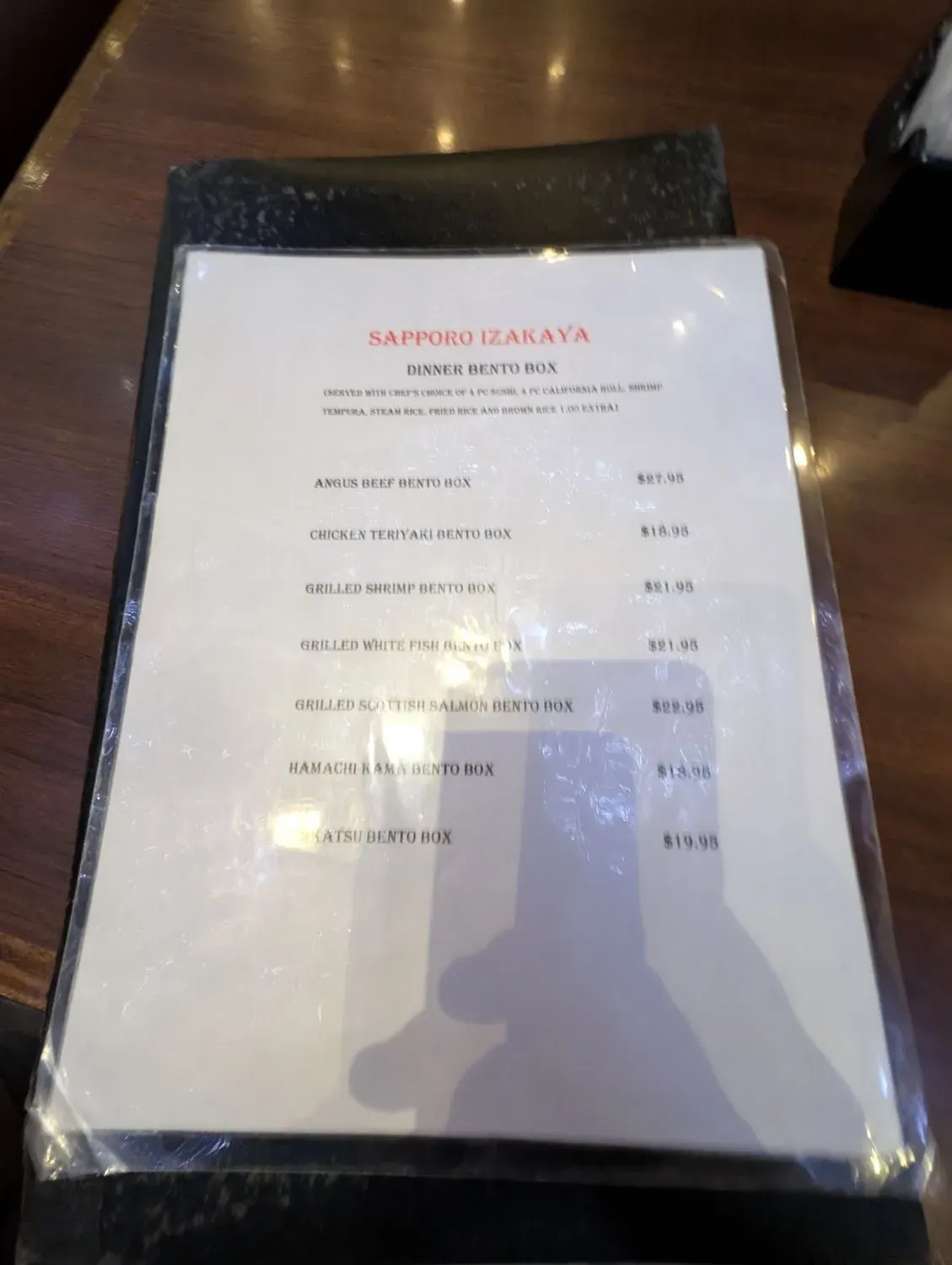 Menu 4