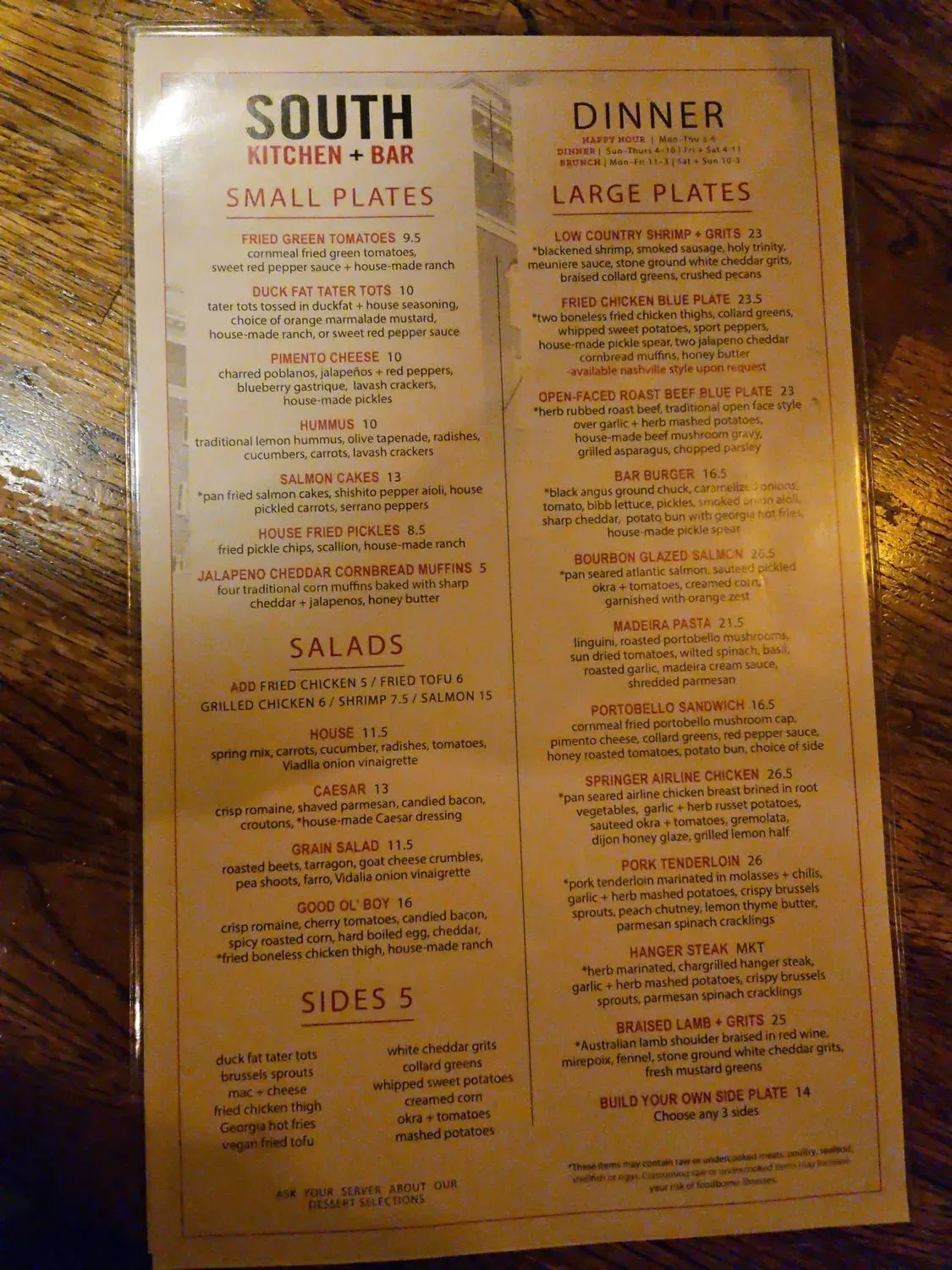 Menu 4