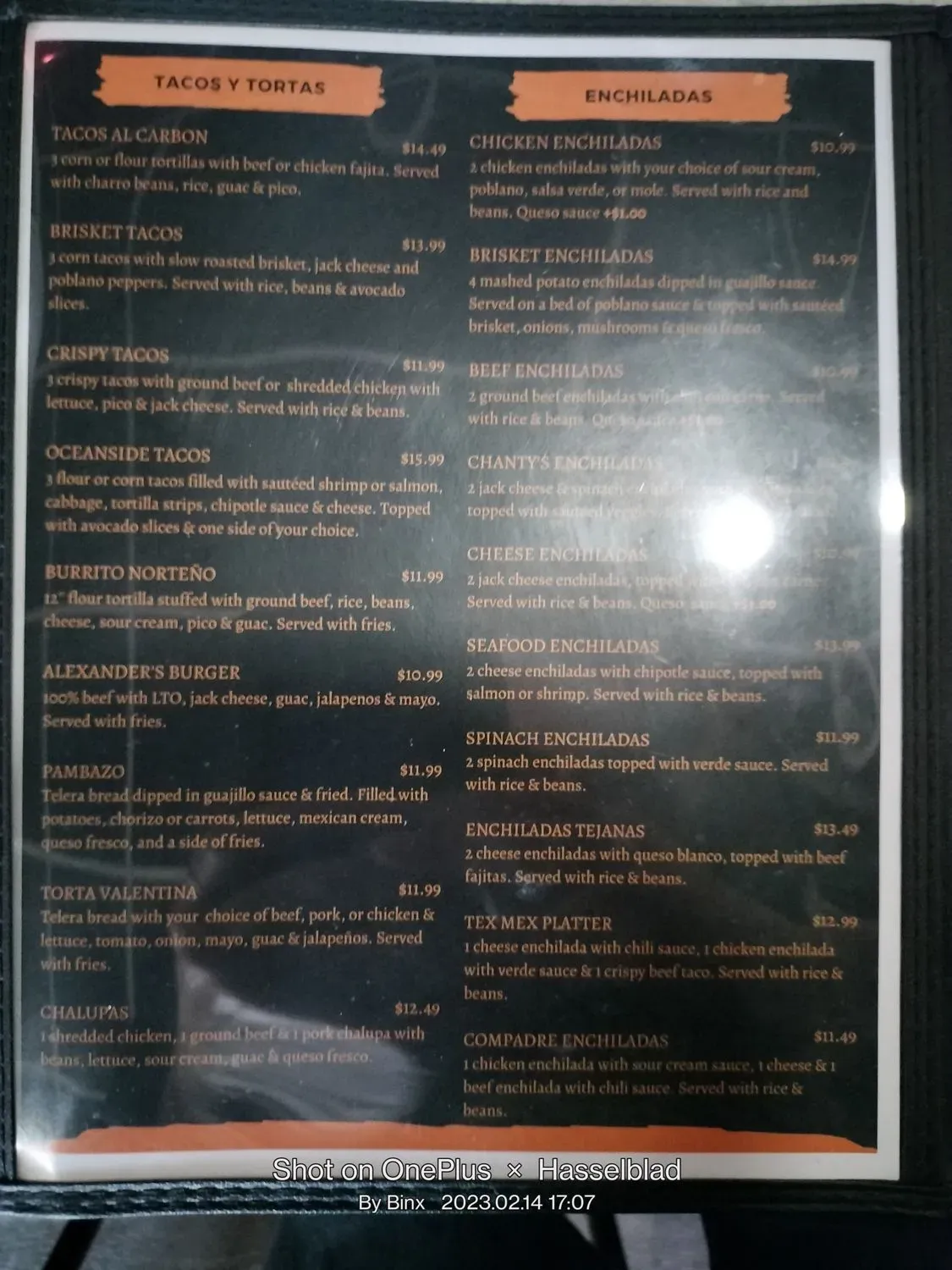 Menu 5