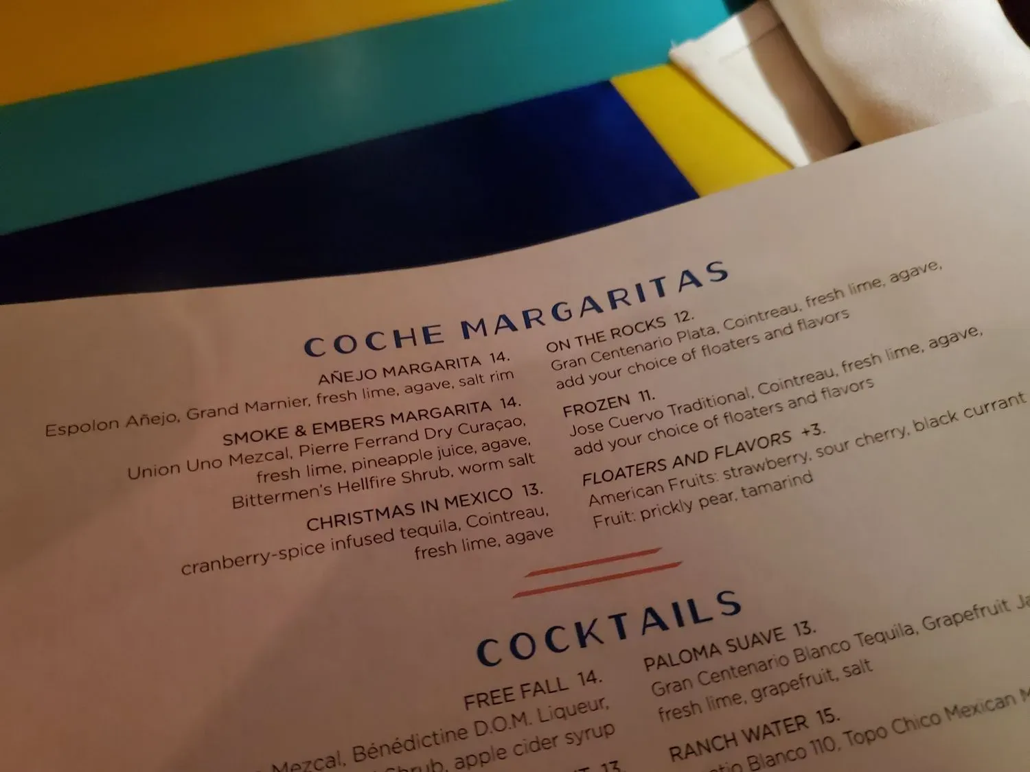 Menu 2