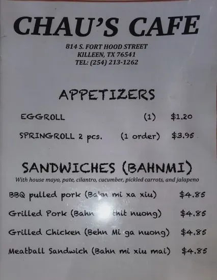 Menu 6