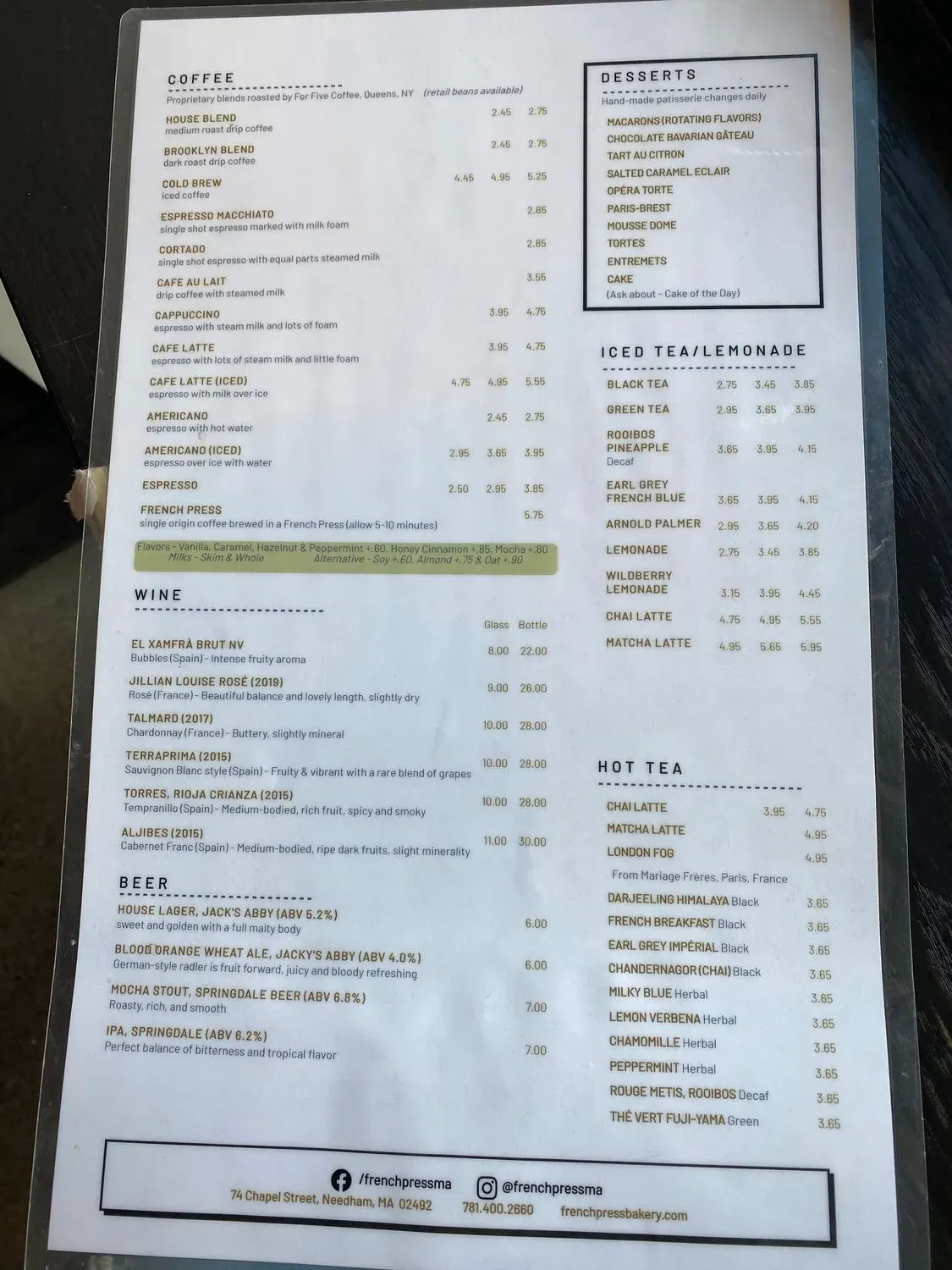 Menu 6