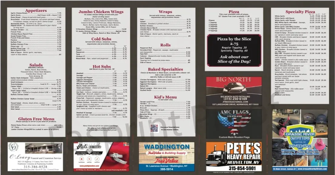 Menu 2