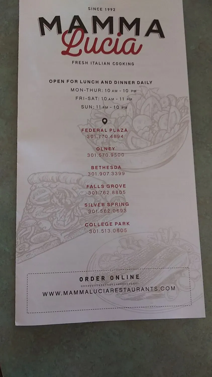 Menu 2