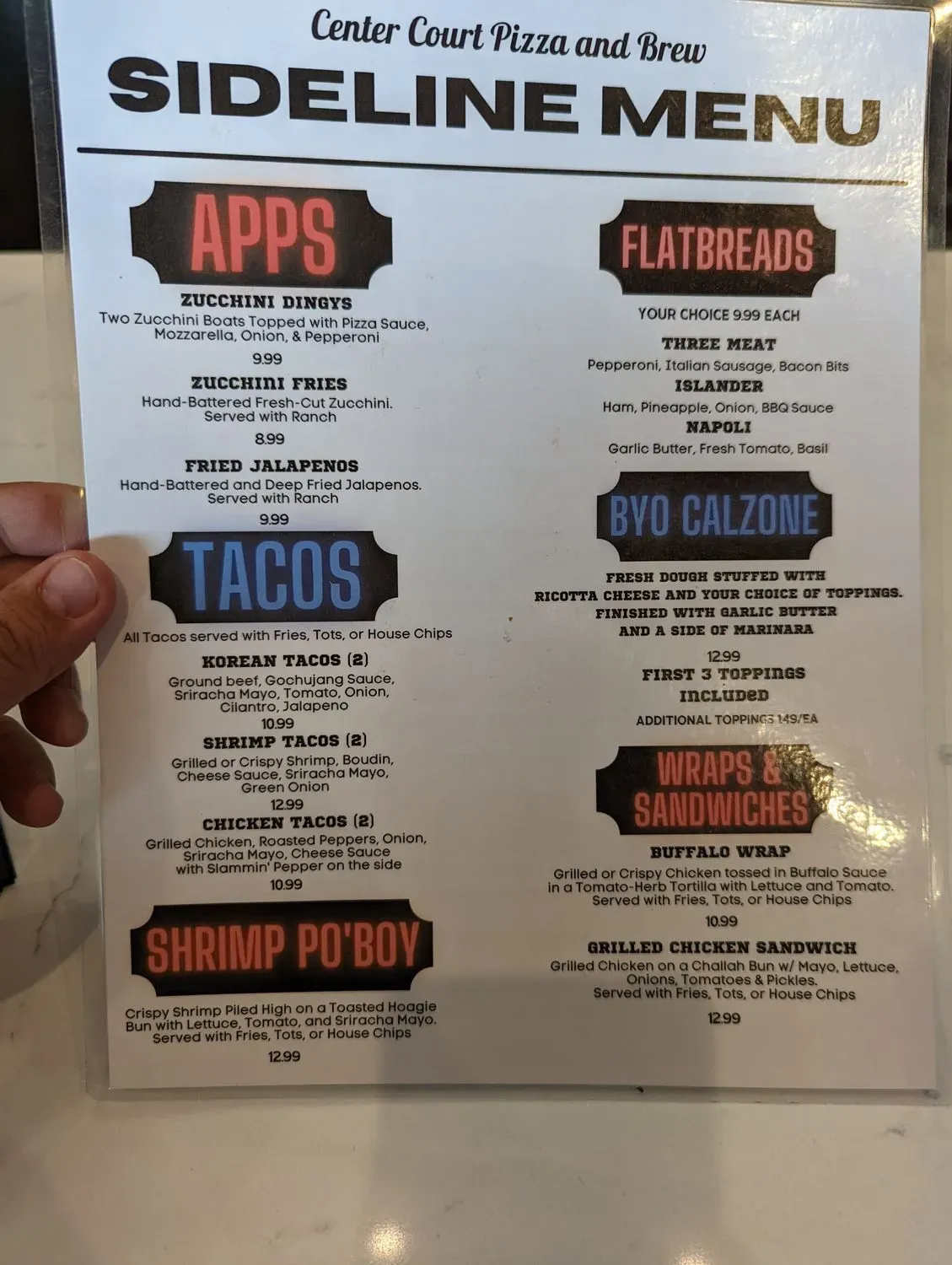 Menu 2