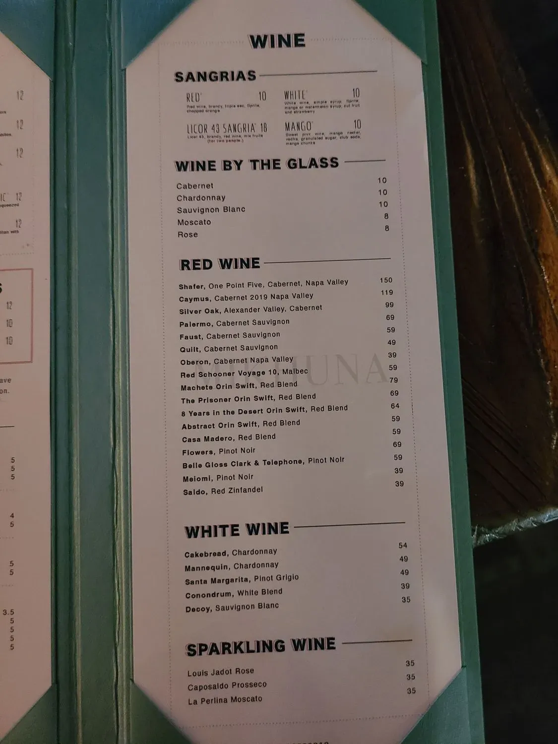 Menu 6