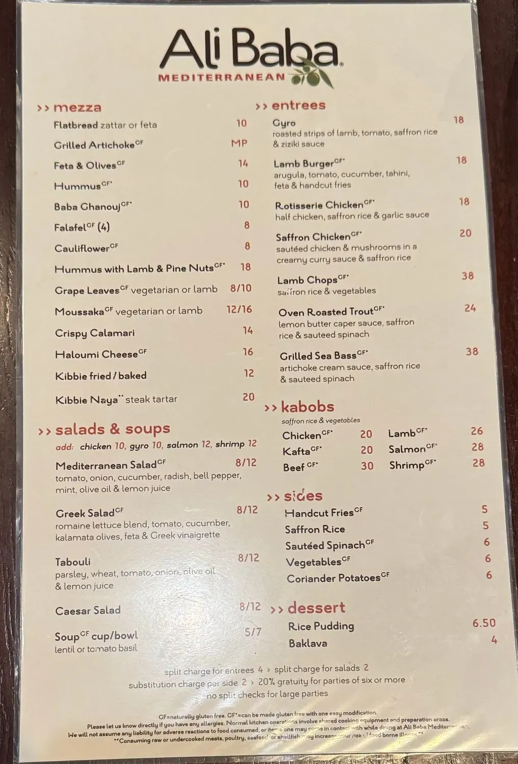 Menu 2