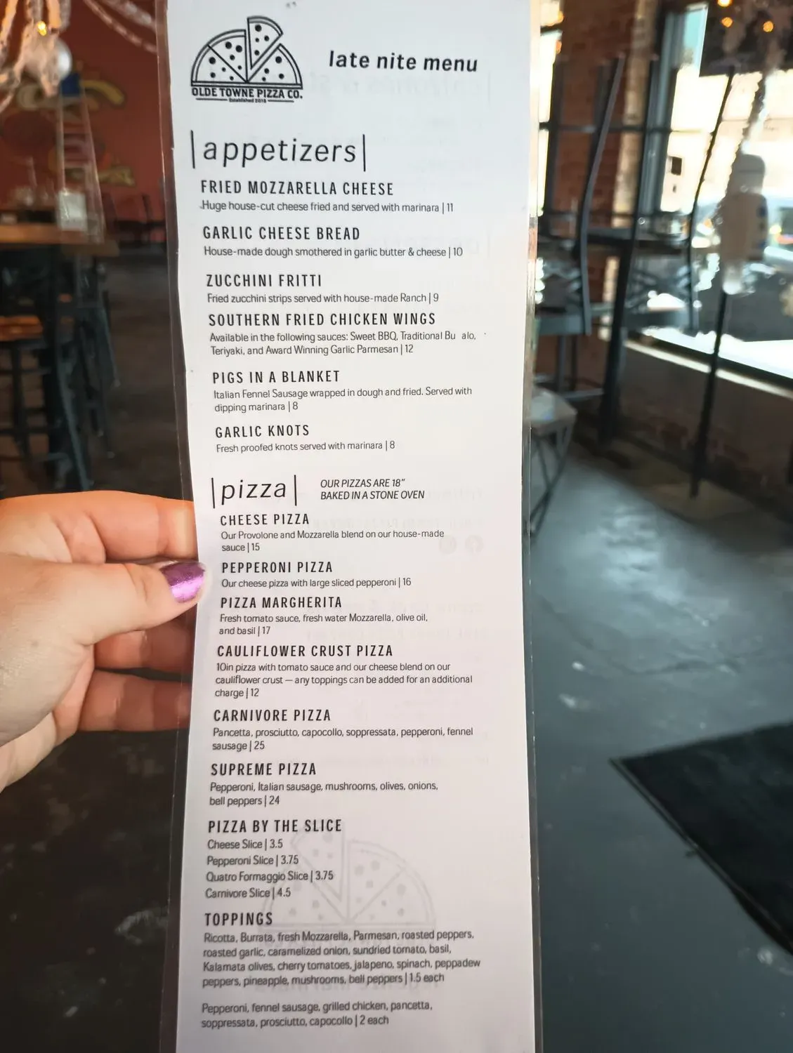 Menu 4