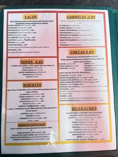 Menu 2