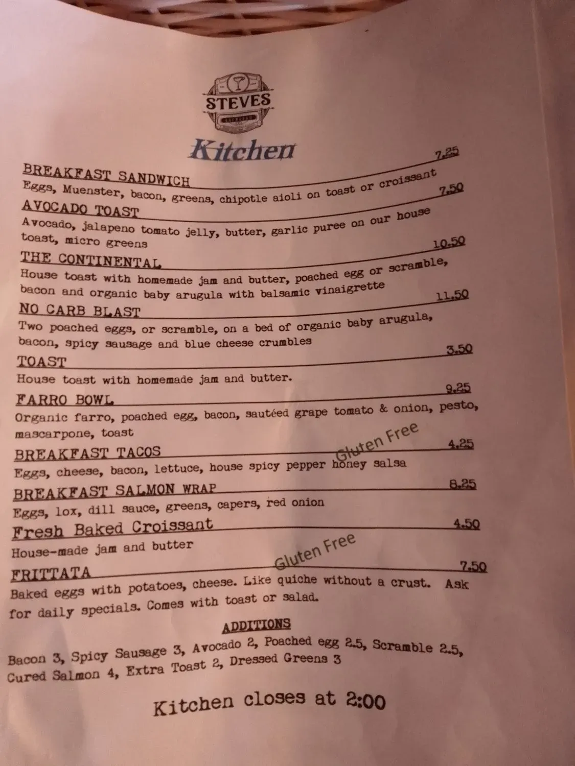 Menu 2