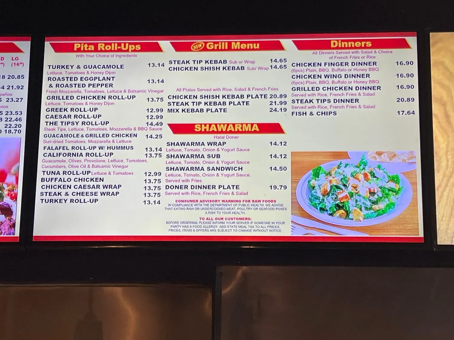 Menu 3