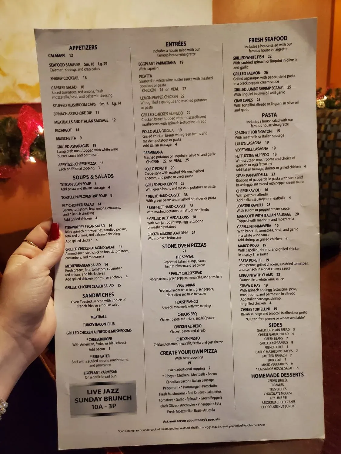 Menu 5