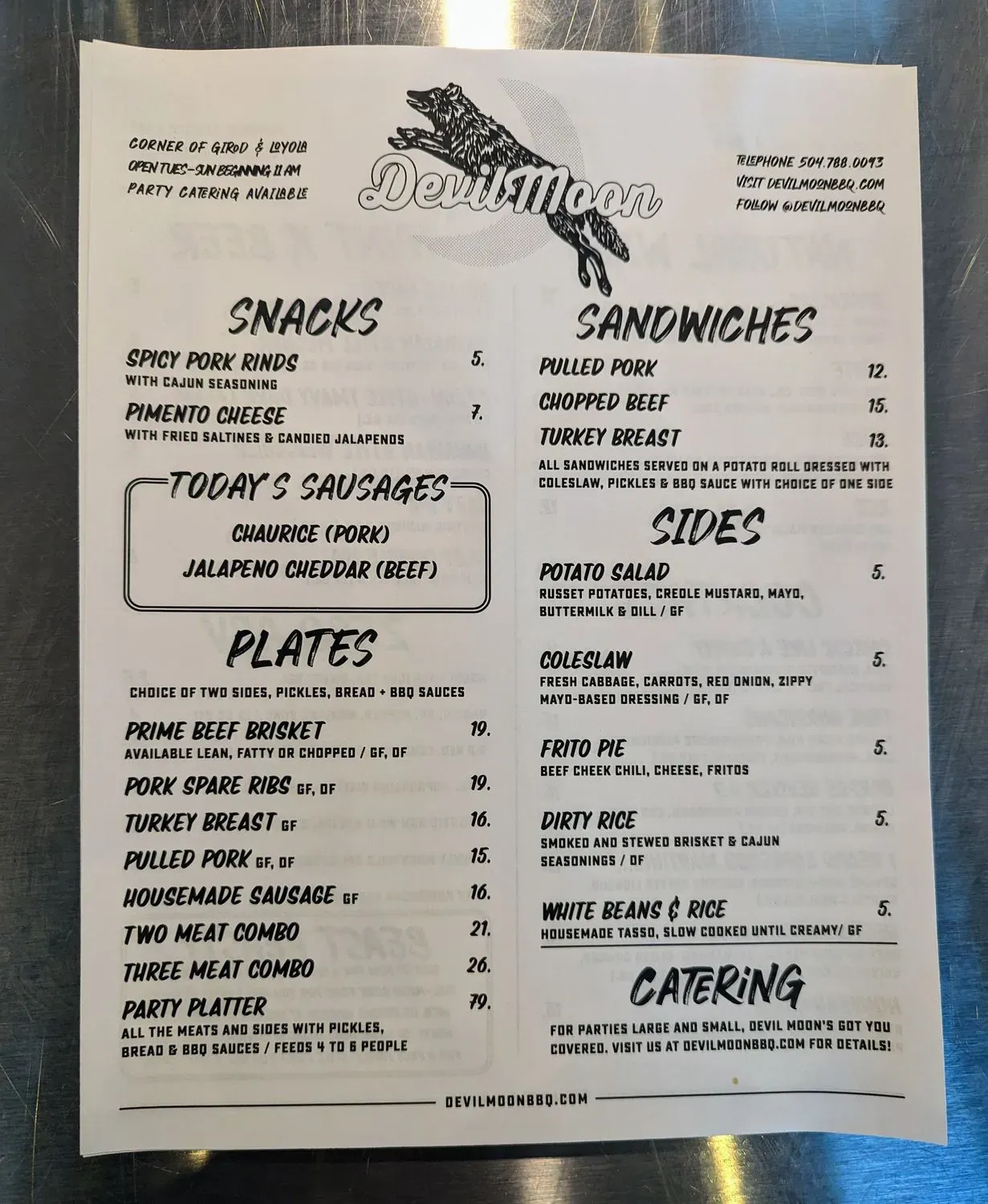 Menu 4