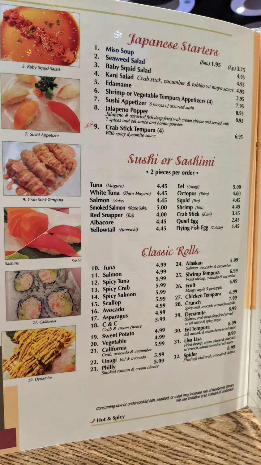 Menu 4