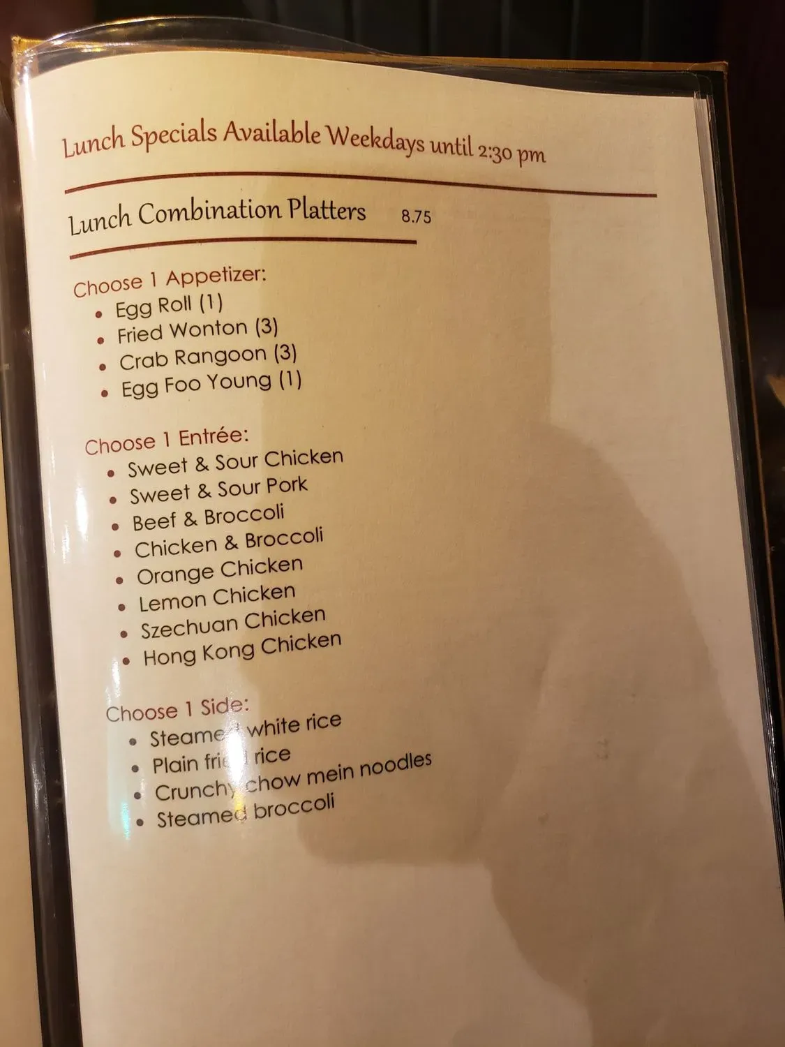 Menu 4