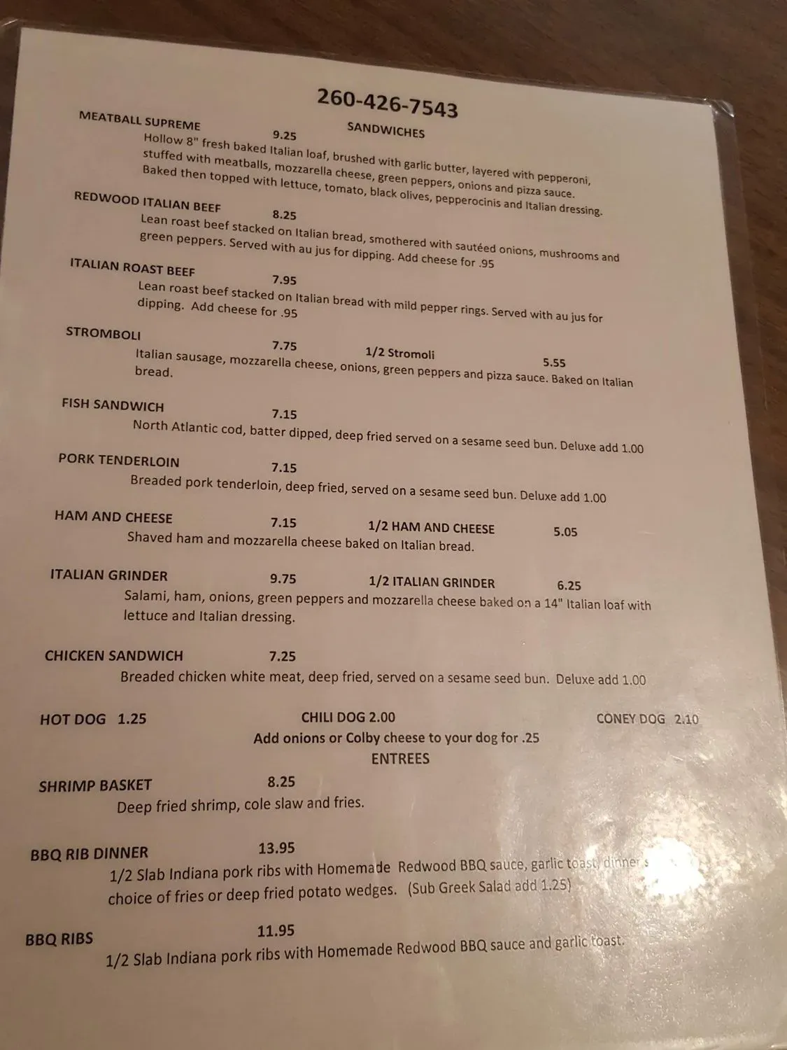 Menu 6