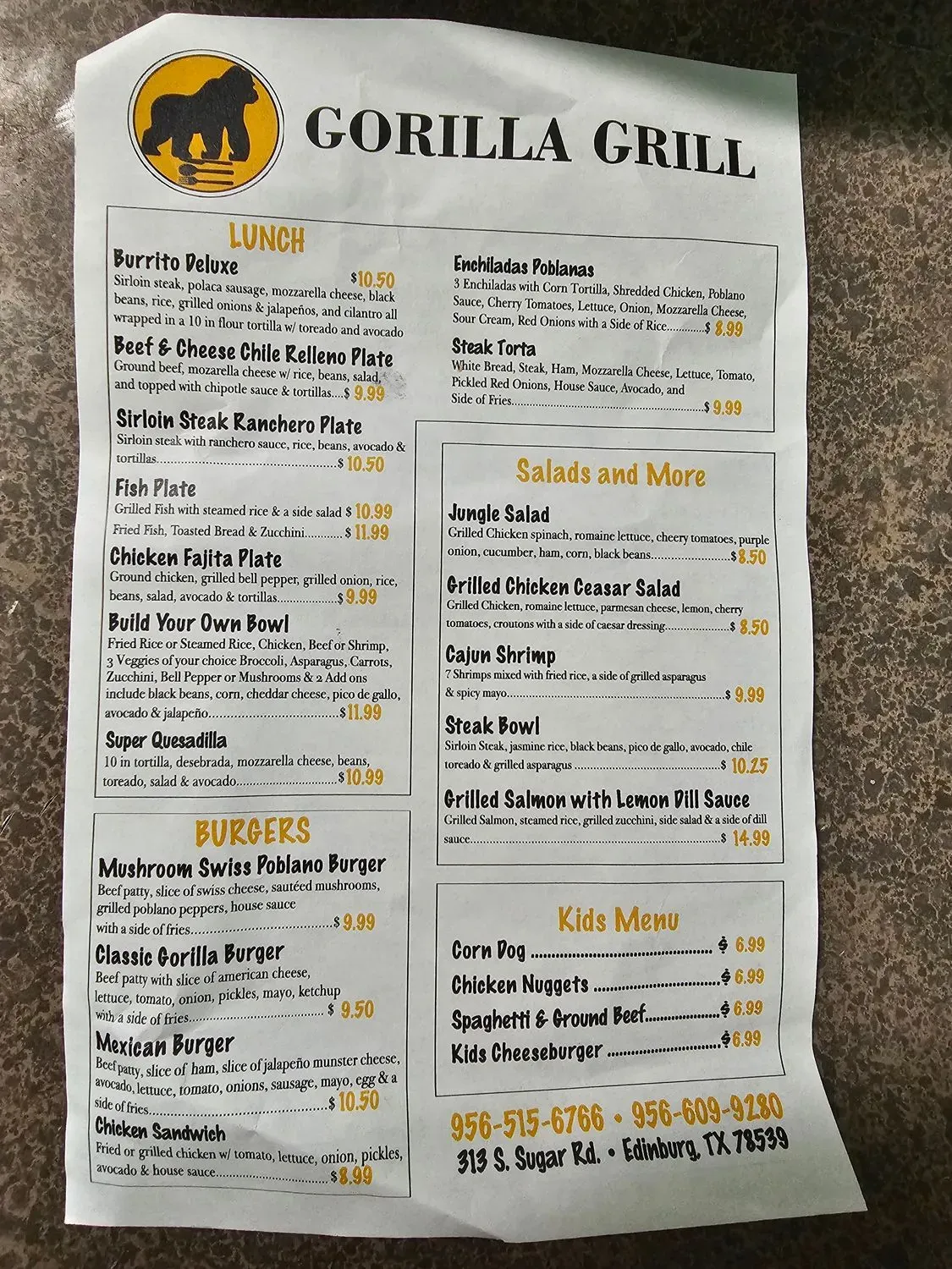 Menu 2