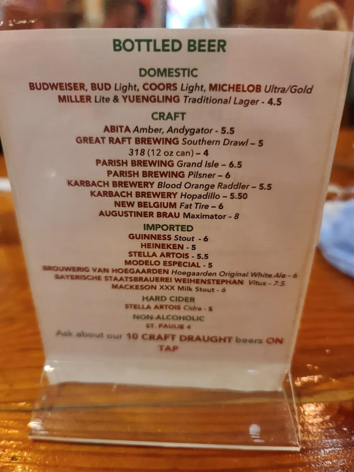 Menu 4