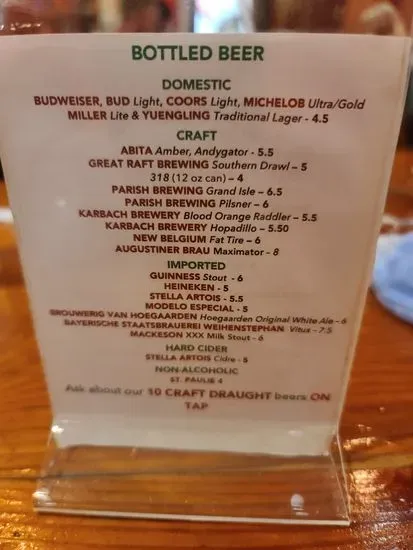 Menu 4