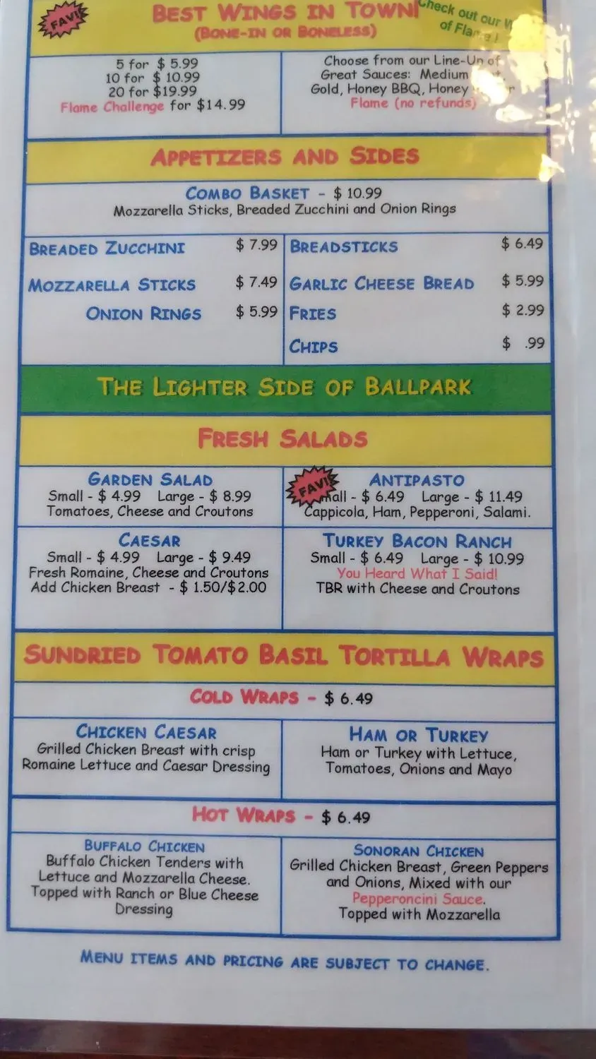 Menu 4