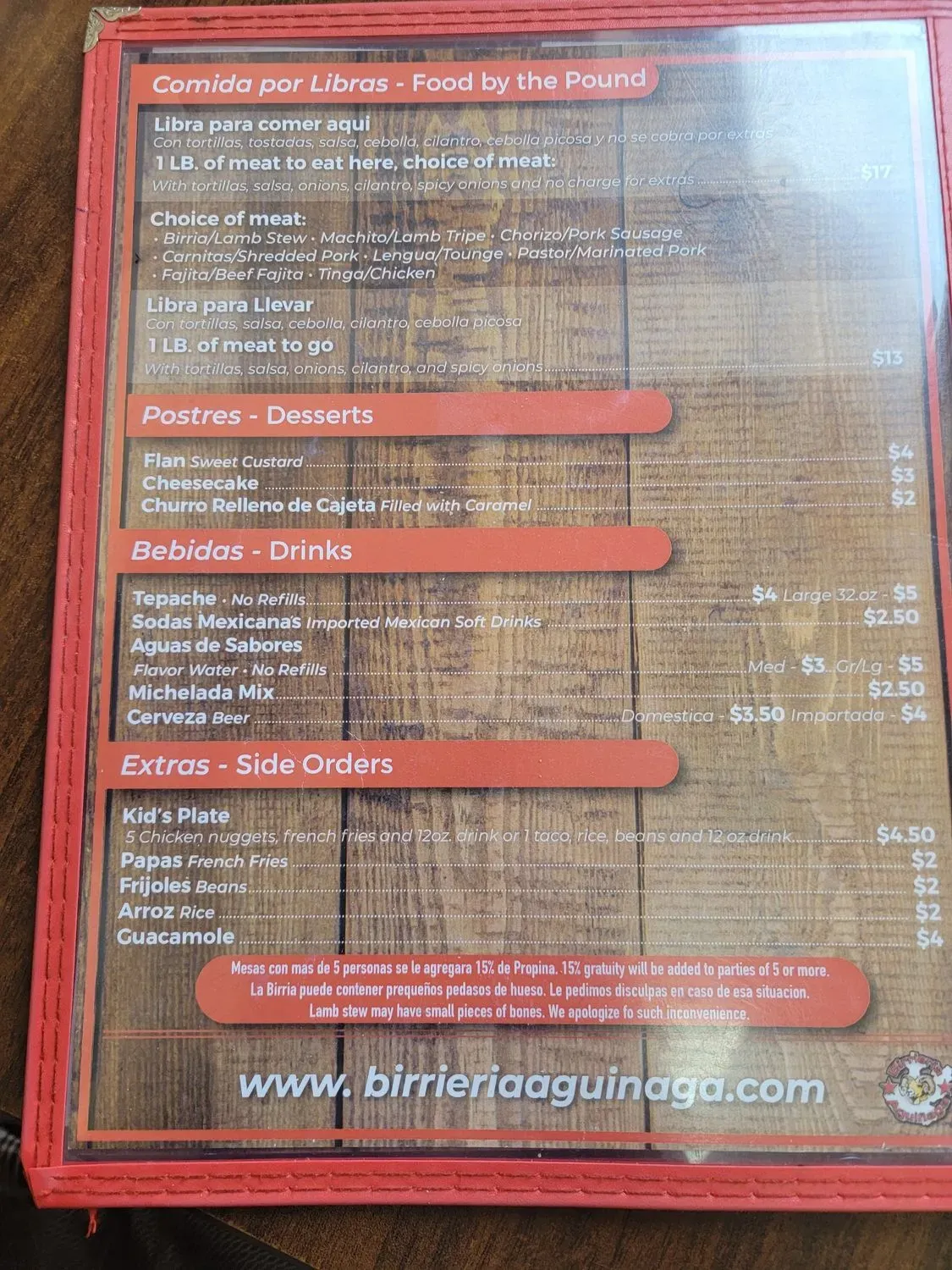 Menu 4