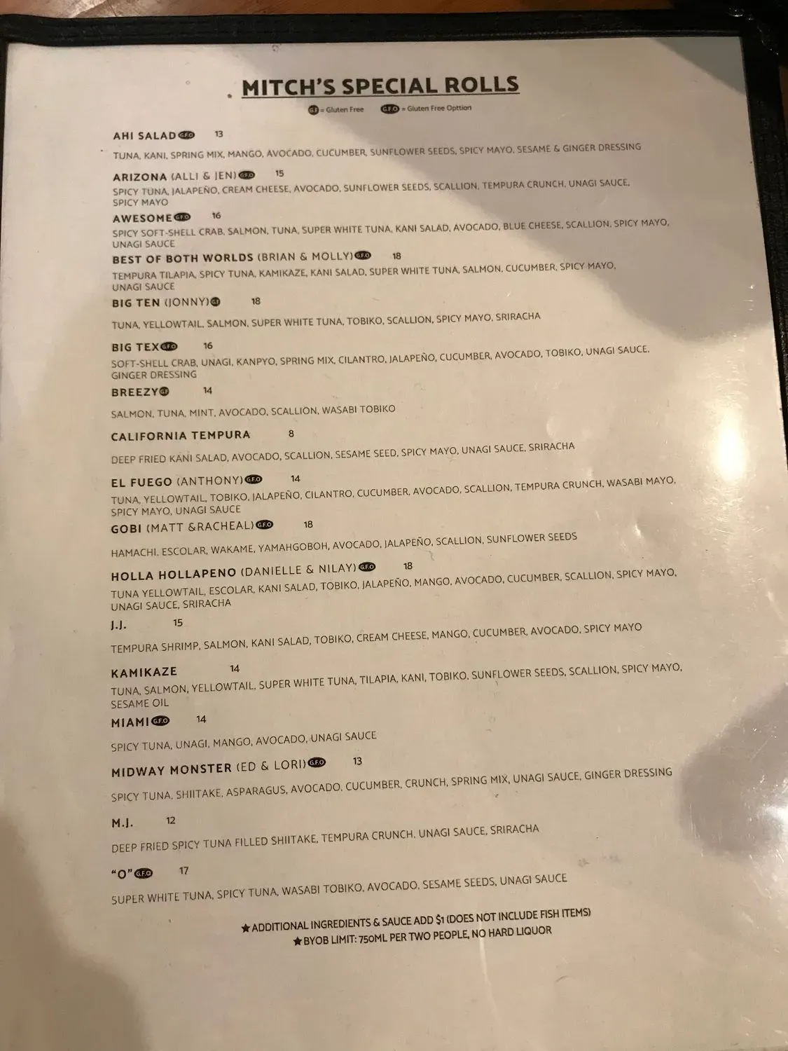 Menu 3