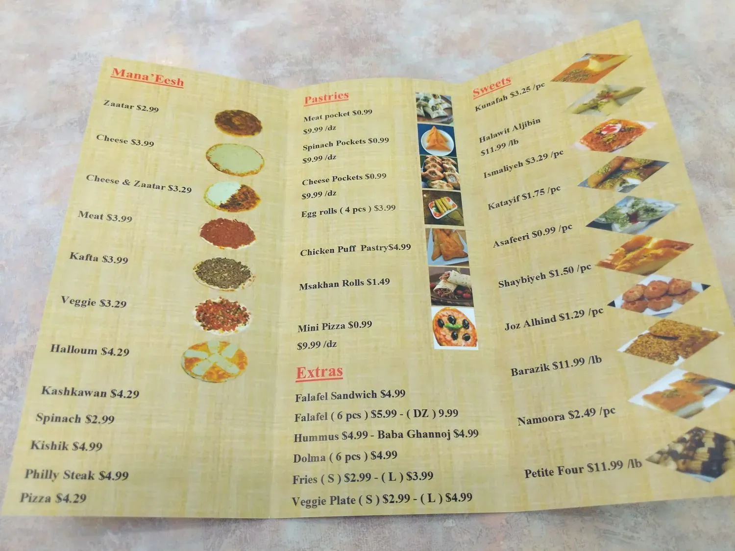 Menu 2