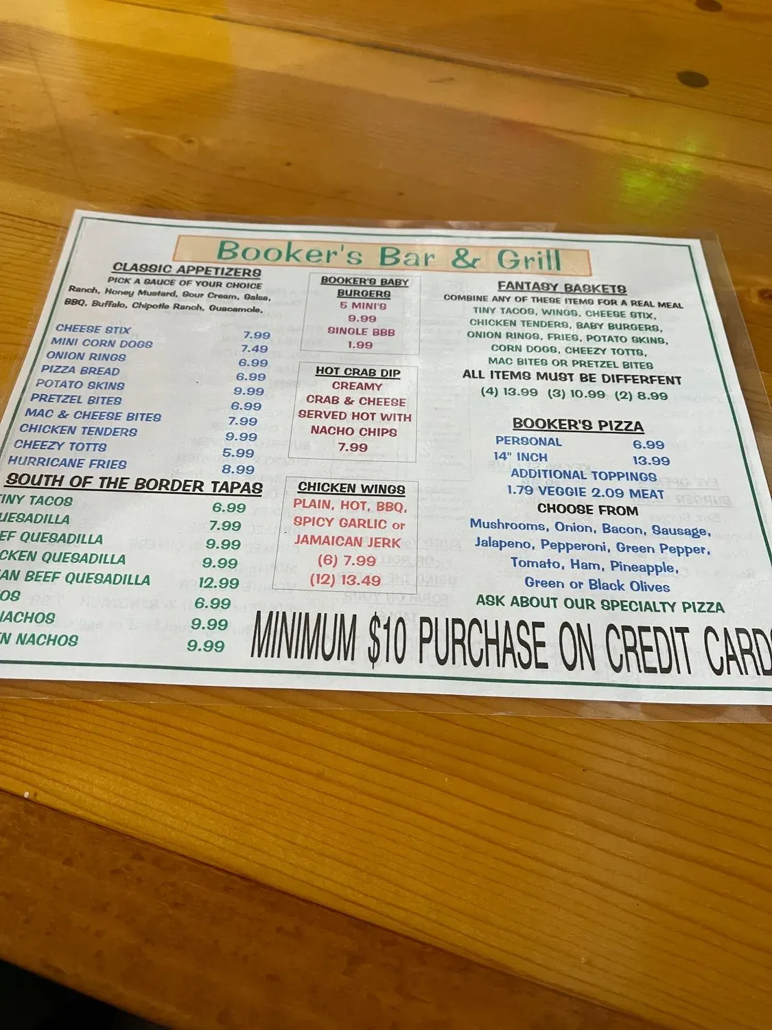 Menu 4