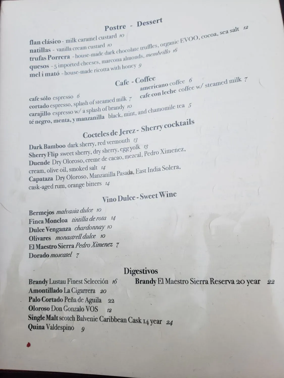 Menu 2