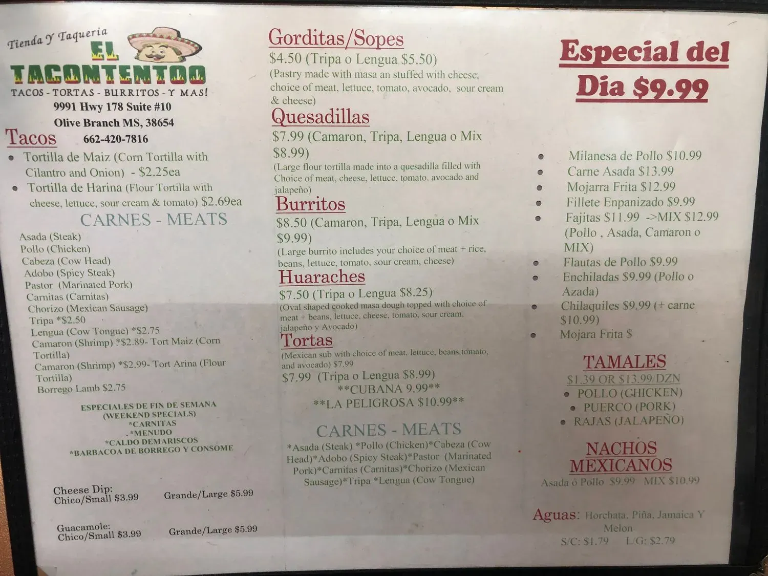 Menu 4