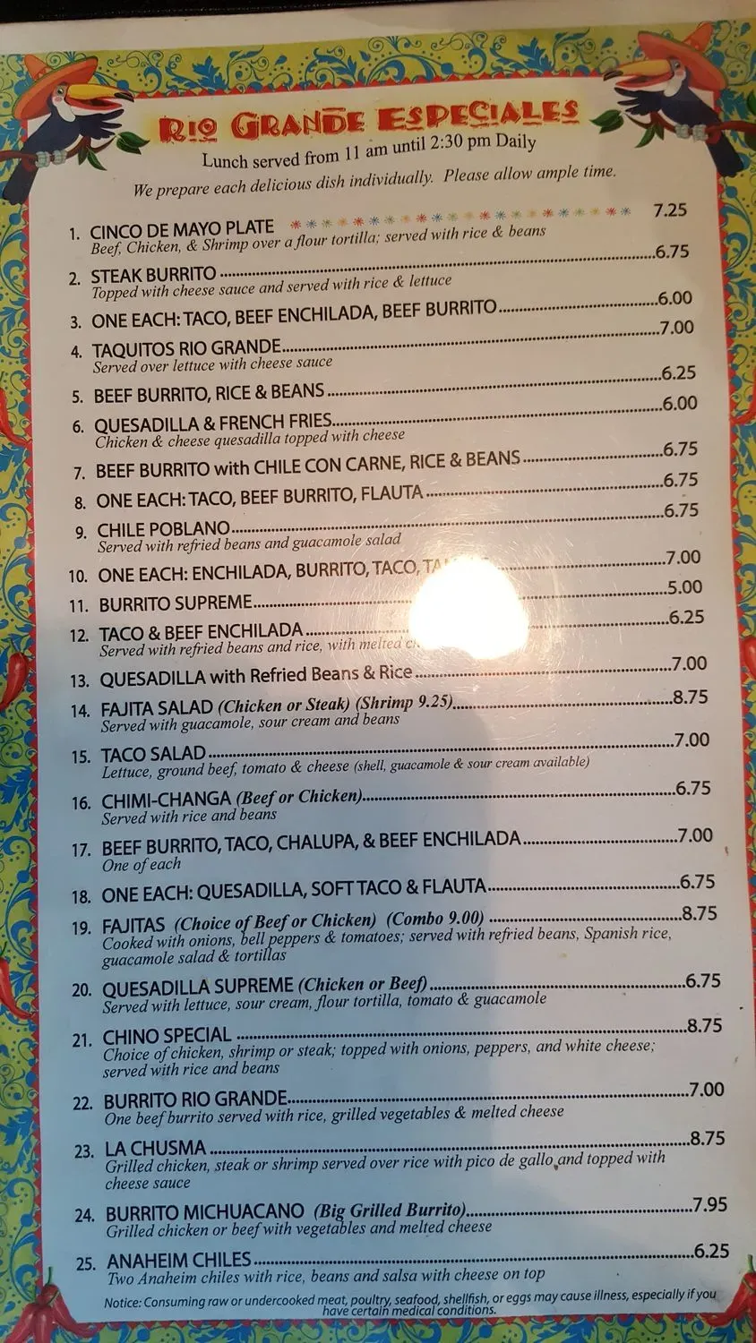 Menu 2