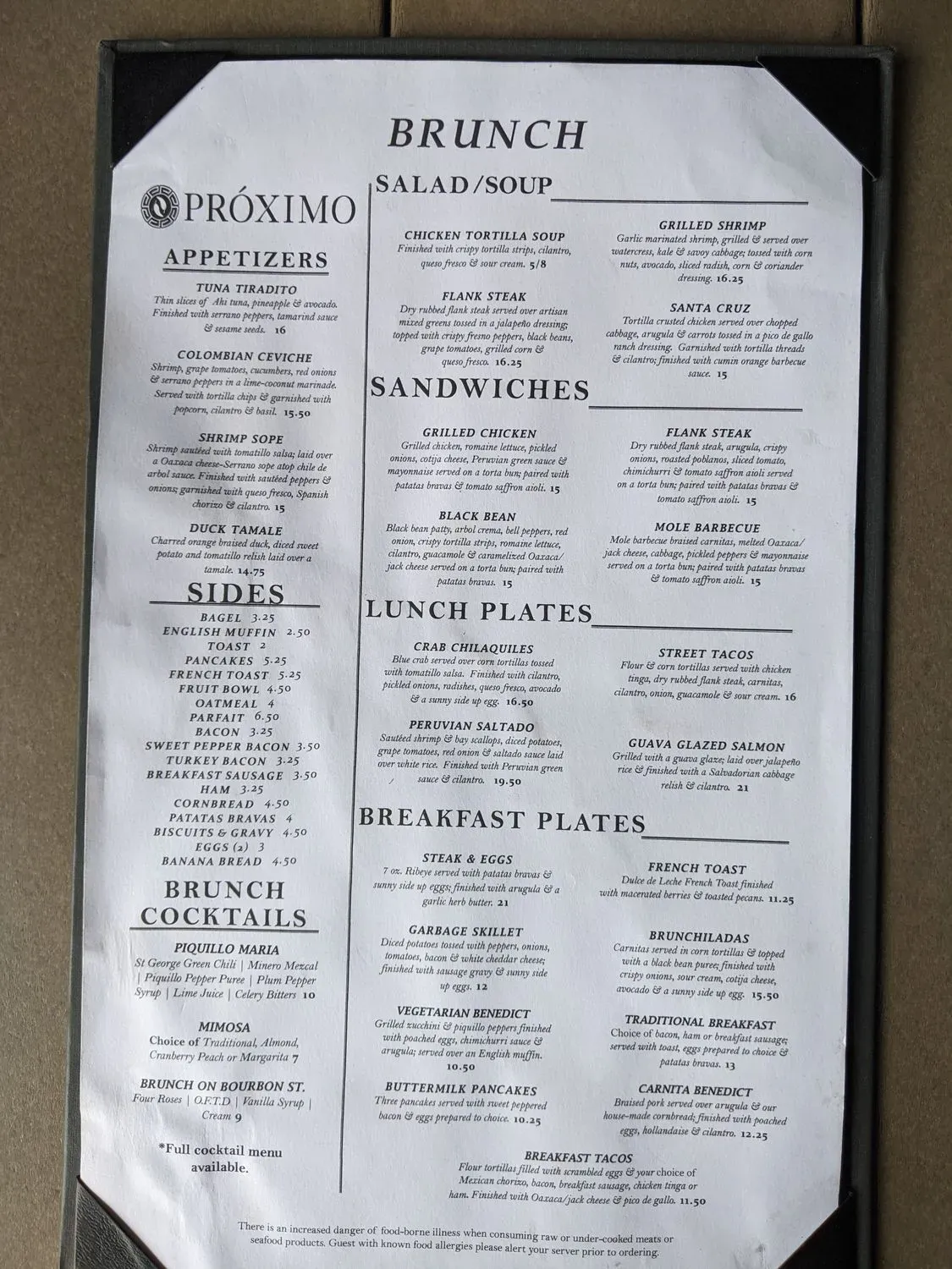 Menu 4