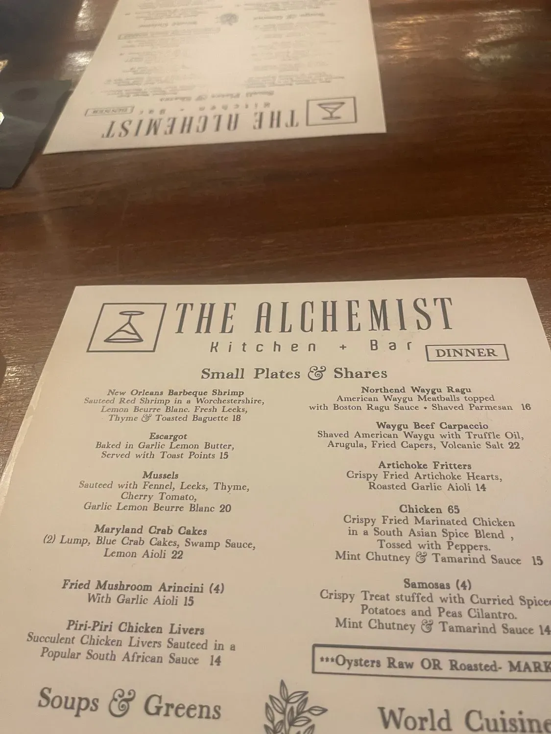 Menu 6