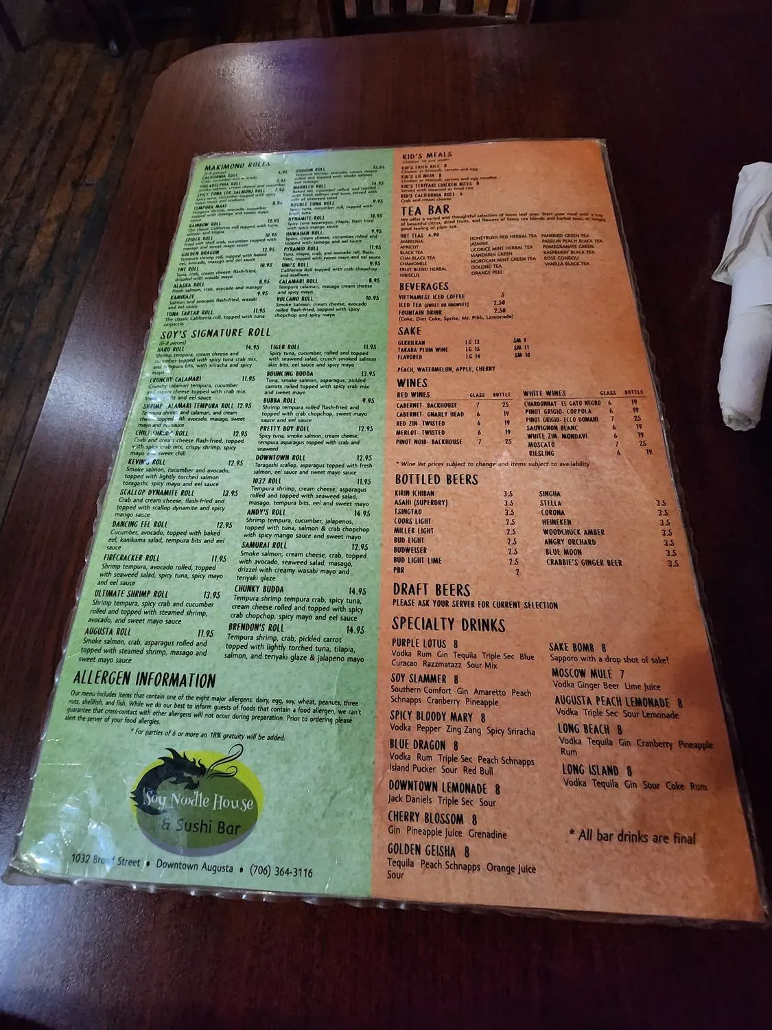 Menu 4