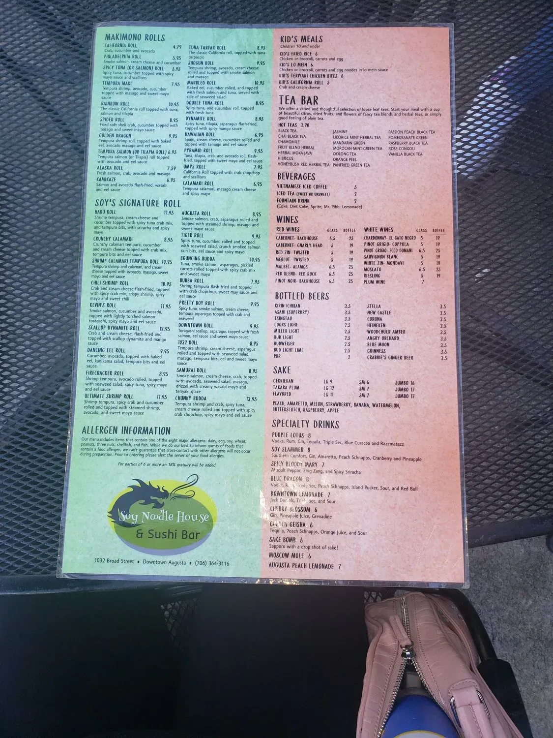 Menu 6