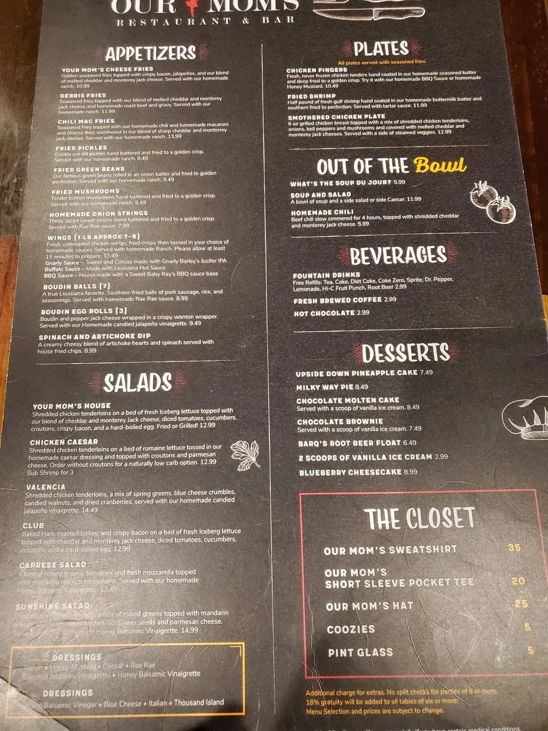 Menu 5